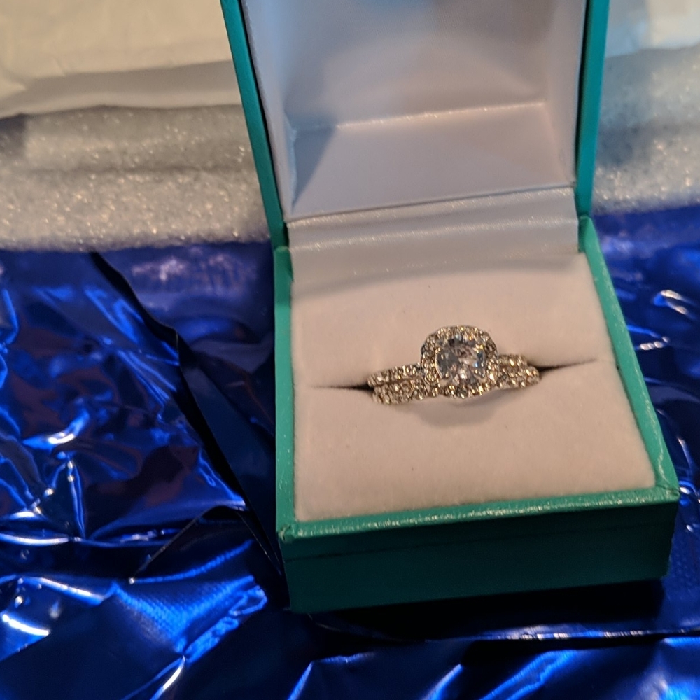 SS Wedding set sz 6 NWOT